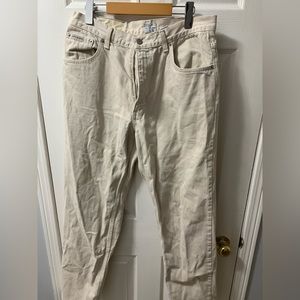 Women’s White Calvin Klein Jeans Size 33